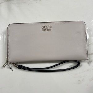 Guess wallet, cream color.